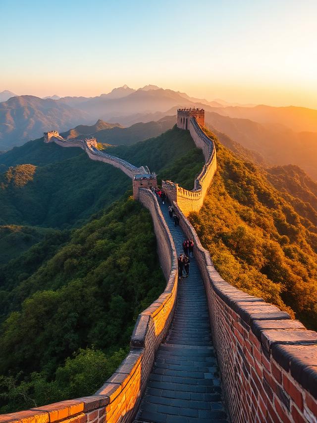 Alejandro at the Great Wall of China โ one of the 8 Wonders of the World
