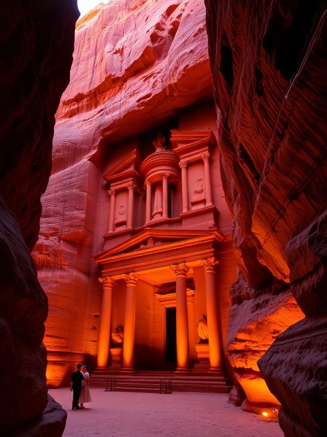 Petra, Jordan โ one of the 8 Wonders visited by Alejandro