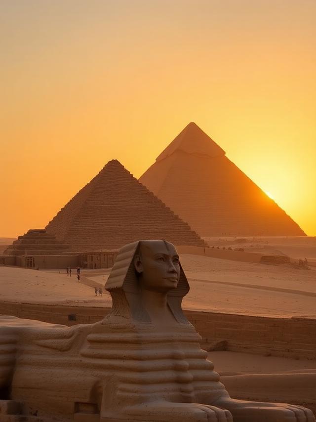 Pyramids of Giza, Egypt โ Alejandro completes all 8 Wonders of the World